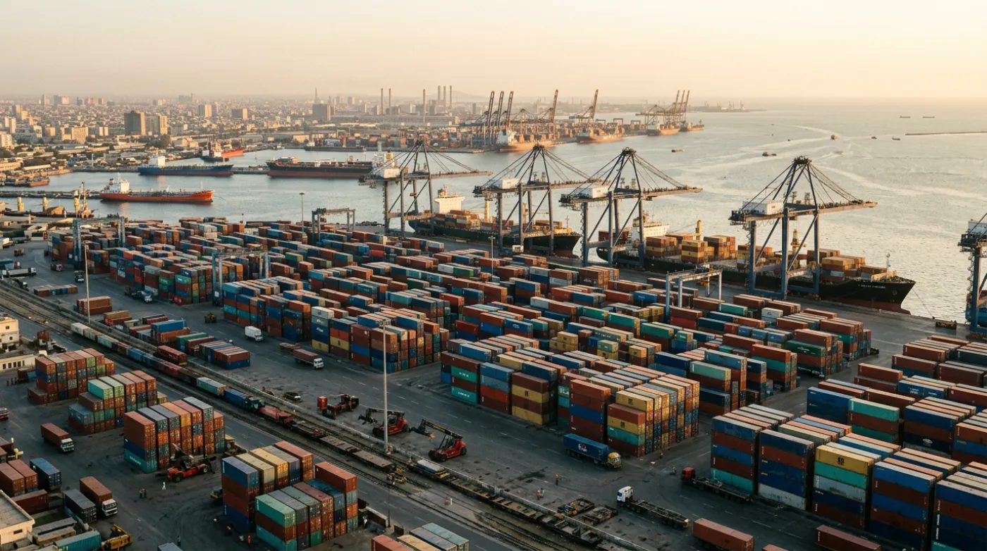 Container port, Pakistan